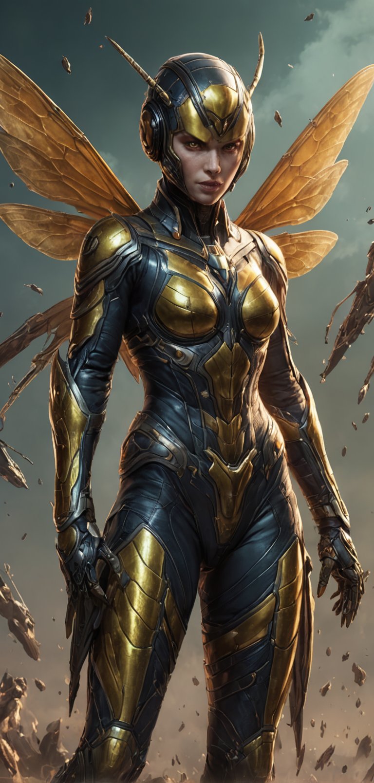 (extremely detailed 8k wallpaper),  a medium full body photo of wasp,  intricate by viper_66789(akr) on Tensor.Art