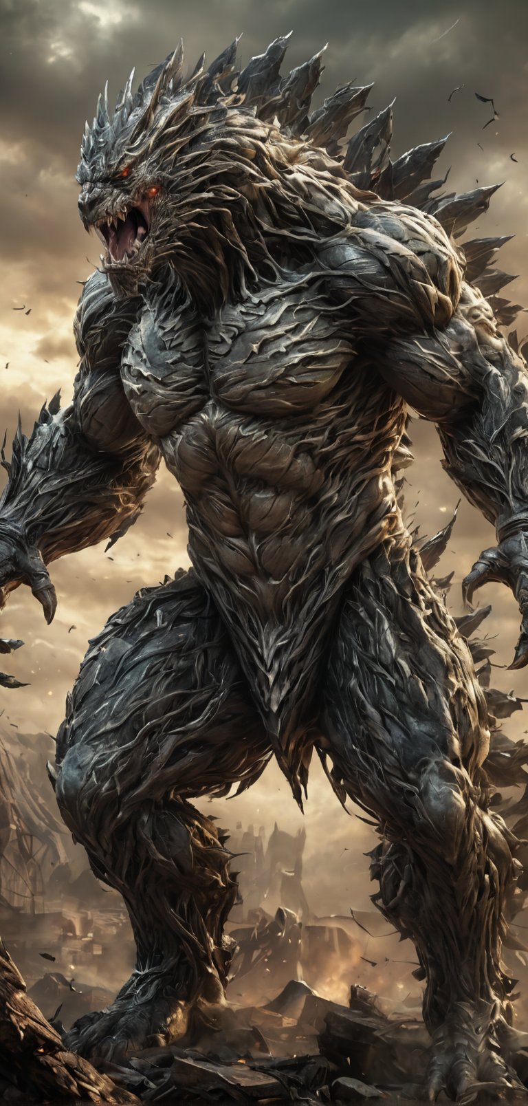 (extremely detailed 8k wallpaper),  a medium full body photo of godzila,  intricate by viper_66789(akr) on Tensor.Art