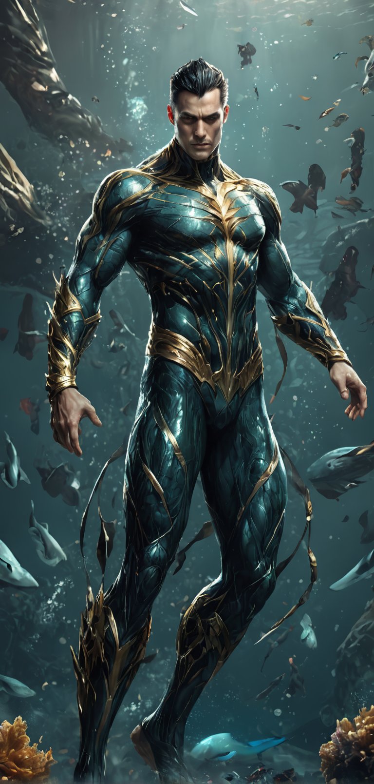 (extremely detailed 8k wallpaper),  a medium full body photo of namor ,  intricate by viper_66789(akr) on Tensor.Art