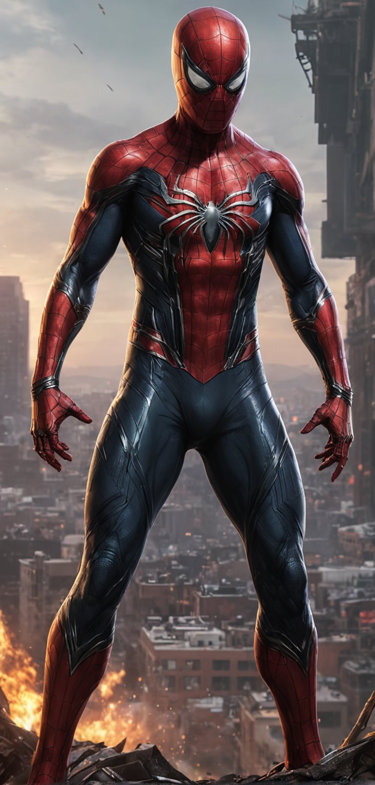 (extremely detailed 8k wallpaper),  a medium full body photo of spider man,  intricate by viper_66789(akr) on Tensor.Art