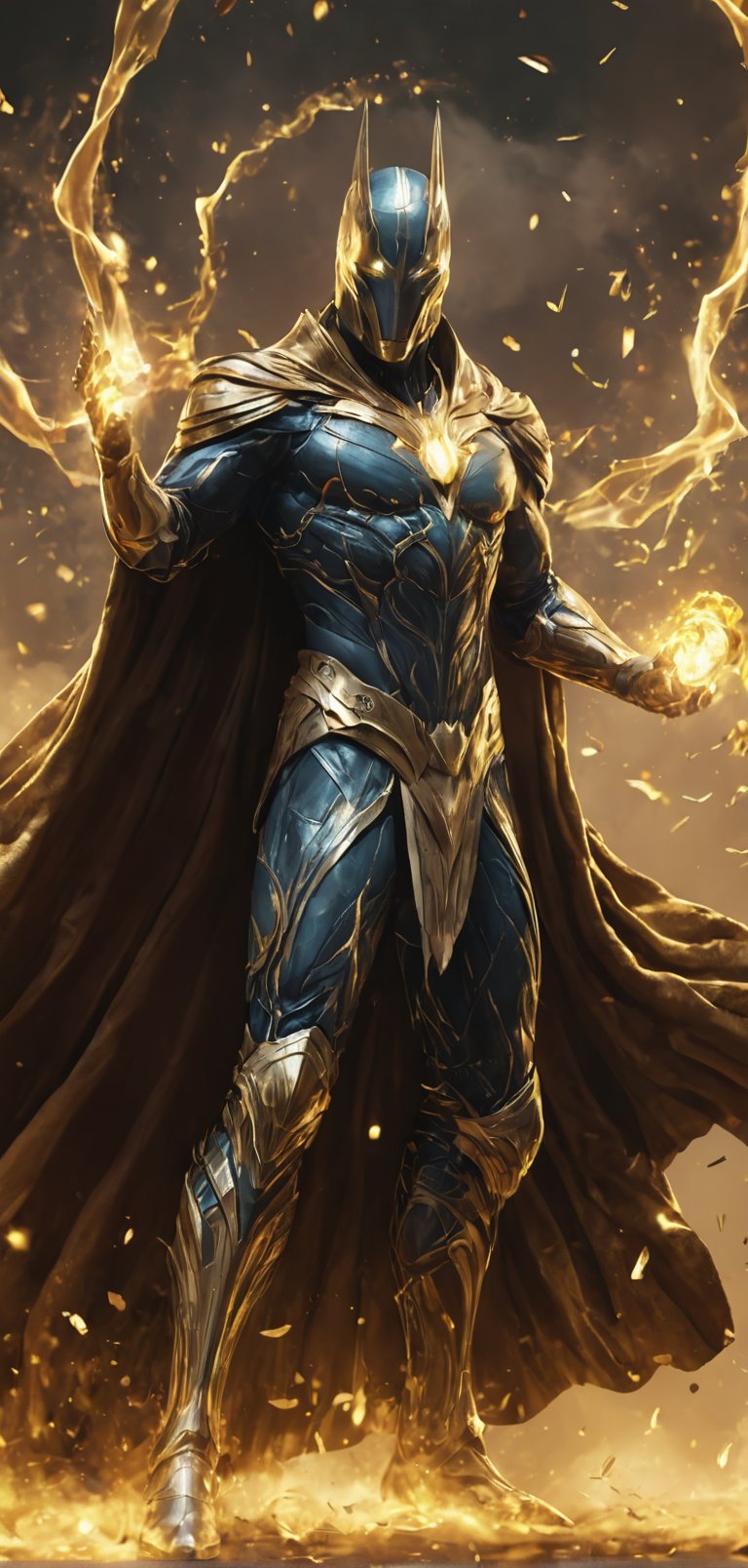 (extremely detailed 8k wallpaper),  a medium full body photo of doctor fate of justice league,  intricate by viper_66789(a...