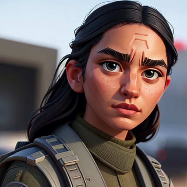 full format portrait of Modern Warfare,  realistic skin,  Meybis Ruiz Cruz by style_Test on Tensor.Art