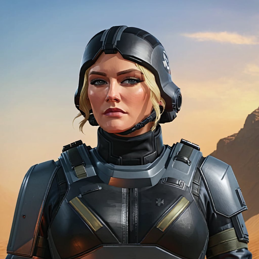 full format portrait of Eliza Taylor, helldivers 2, full body, More Detail, photorealistic, 3DMM, SimplyPaint,MRC,MeybisRuizCruz,photo r3al,more detail XL,skin texture style,realistic skin style,skin texture style,Helldivers