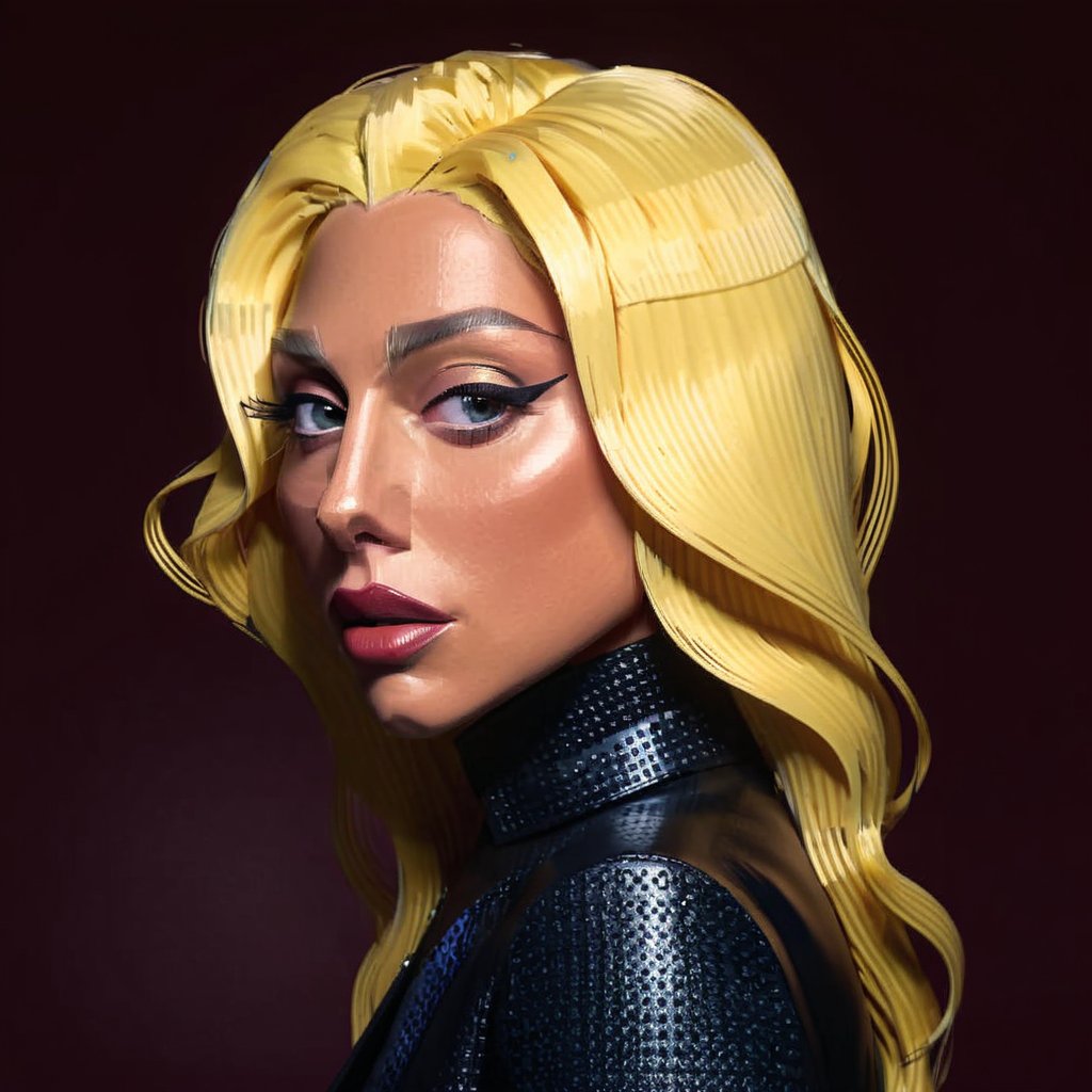 full format portrait of Lady Gaga, style features, backlighting, 

Photorealistic Skin texture, 

in the style of the cycle frontier, MRC,MeybisRuizCruz,Meybis Ruiz Cruz