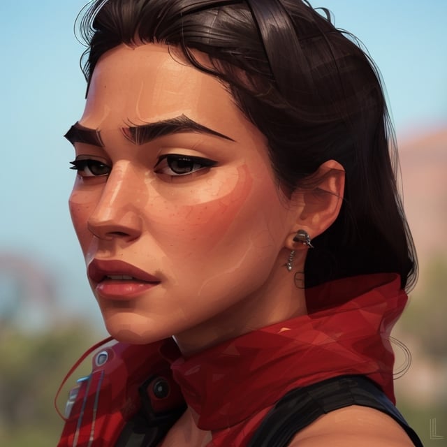 full format portrait of a random actor, realistic skin, photorealistic, stylized facial features, in the style of the cycle frontier, Meybis Ruiz Cruz, MRC, SAM YANG, More Detail, photorealistic, 3DMM, SimplyPaint, ,Extremely Realistic