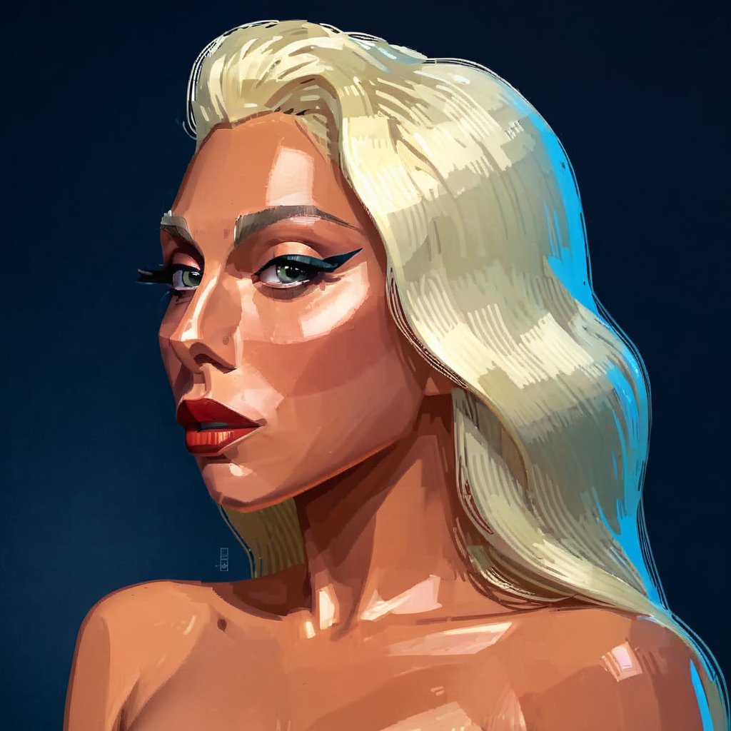 full format portrait of Lady Gaga, style features, backlighting, 

Photorealistic Skin texture, Sharp Skin Detail. 

in the style of the cycle frontier, MRC,MeybisRuizCruz,Meybis Ruiz Cruz