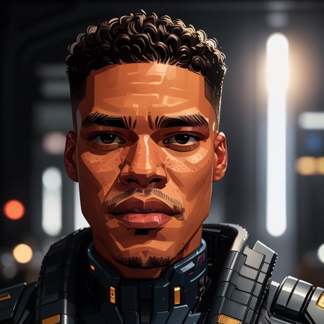 full format portrait of Ray Fisher,  realistic skin,  Meybis Ruiz Cruz by style_Test on Tensor.Art