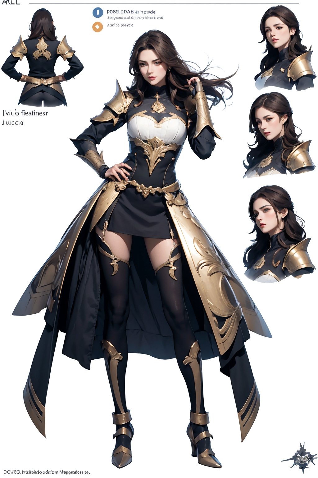 "Crea un character sheet completo para la versión femenina del Caballero de Aries,  {nombre de la caballera}. Este charact...