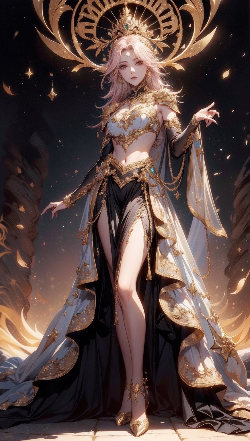 "Crea un character sheet completo para la versión femenina del Caballero de Aries,  {nombre de la caballera}. Este charact...