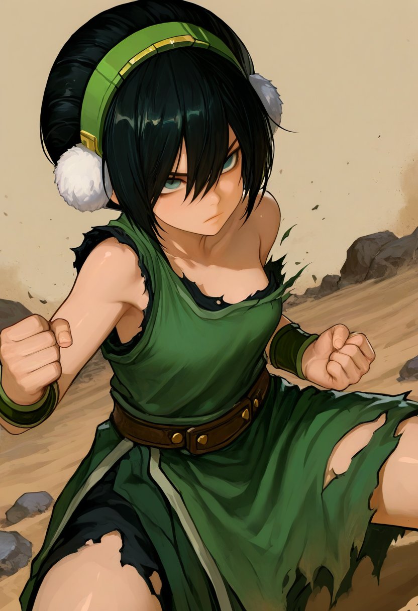 action scene,  1girl,  solo by riiwa on Tensor.Art