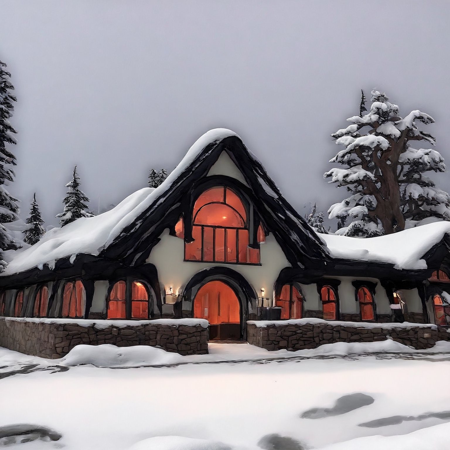 ((Ultra-Detailed)) portrait of a girl wearing a witchhat, standing in front of a modern resort house,1 girl,20yo,detailed exquisite face,soft shiny skin,playful smirks,detailed pretty eyes,glossy lips 
BREAK
(backdrop:modern style mountain house,windows,brick and stone walls,snow,tree,road),(girl and house focus)
BREAK 
sharp focus,high contrast,studio photo,trending on artstation,ultra-realistic,Super-detailed,intricate details,HDR,8K,chiaroscuro lighting,vibrant colors,by Karol Bak,Gustav Klimt and Hayao Miyazaki,
inkycapwitchyhat,real_booster,photo_b00ster,InkyCapWitchyHat,w1nter res0rt,art_booster