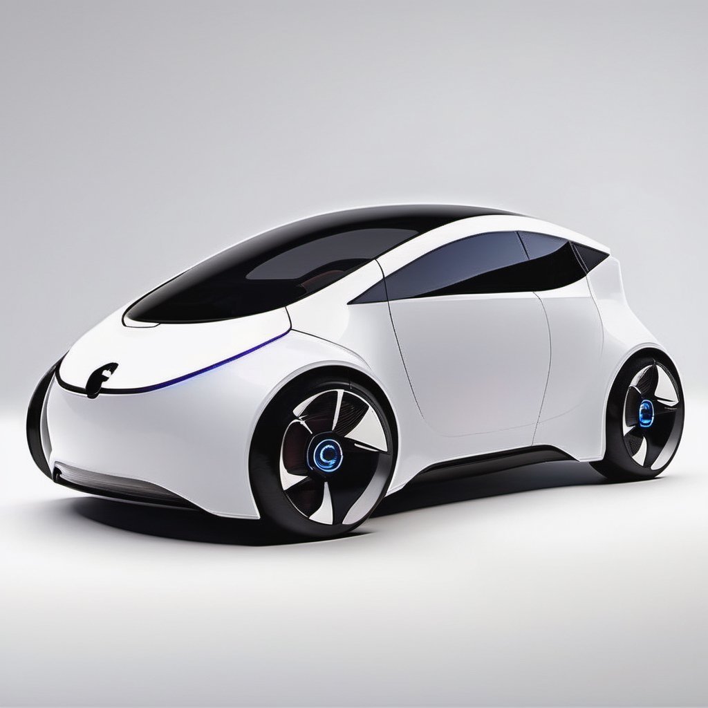 a part of car,  micro designed car,  all white colored car by HOYA on Tensor.Art