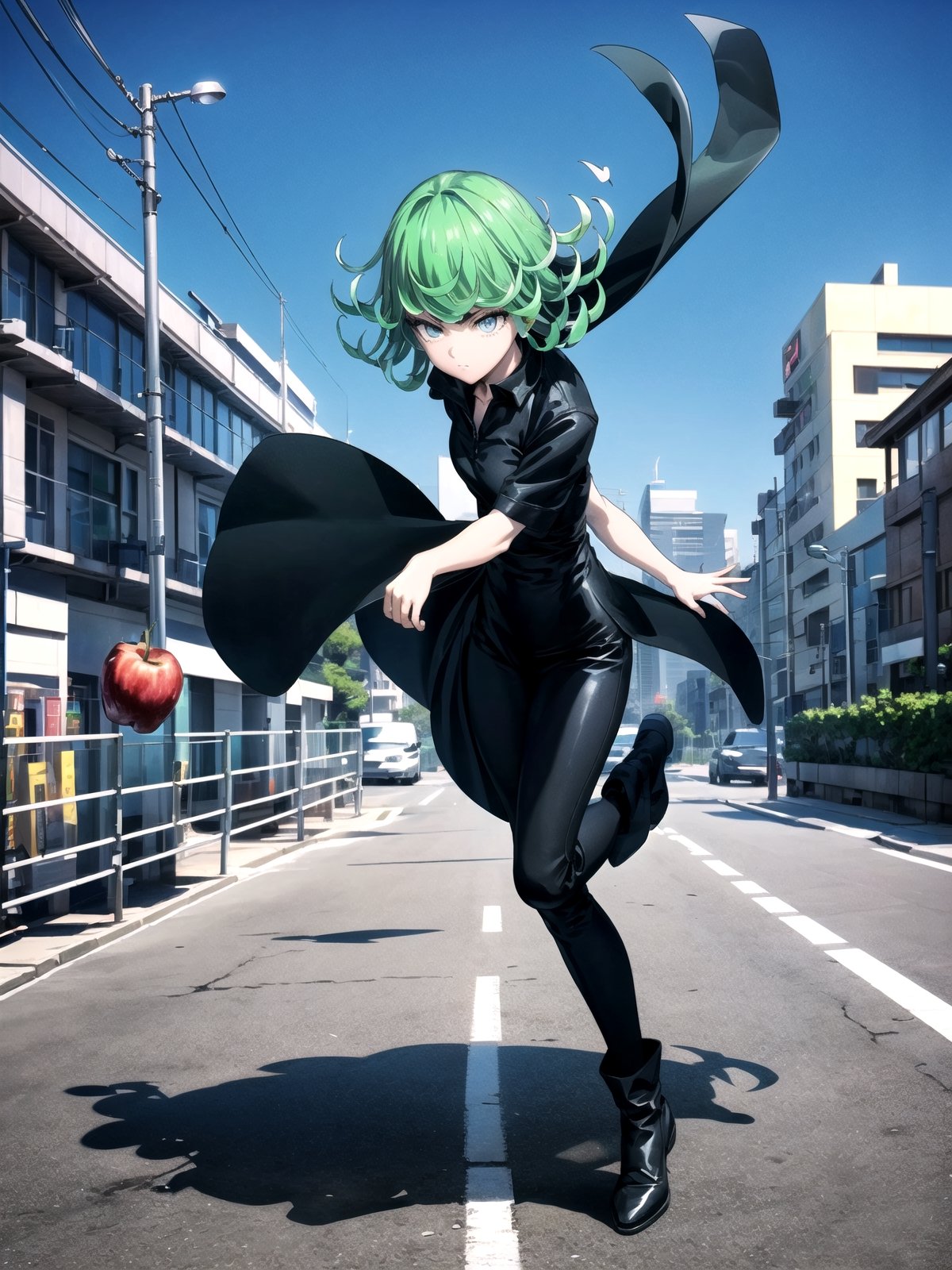 //Quality,
(masterpiece), (best quality), 8k illustration
,//Character,
1girl, solo
,//Fashion,
,//Background,
park, apple
,//Others,
superpower, hitting a boy,tatsumaki