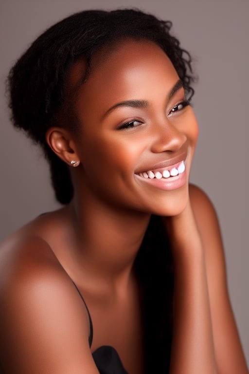A beautiful 18 year old America ebony girl,  black haired,  light skinned by user_646779155442149452 on Tensor.Art