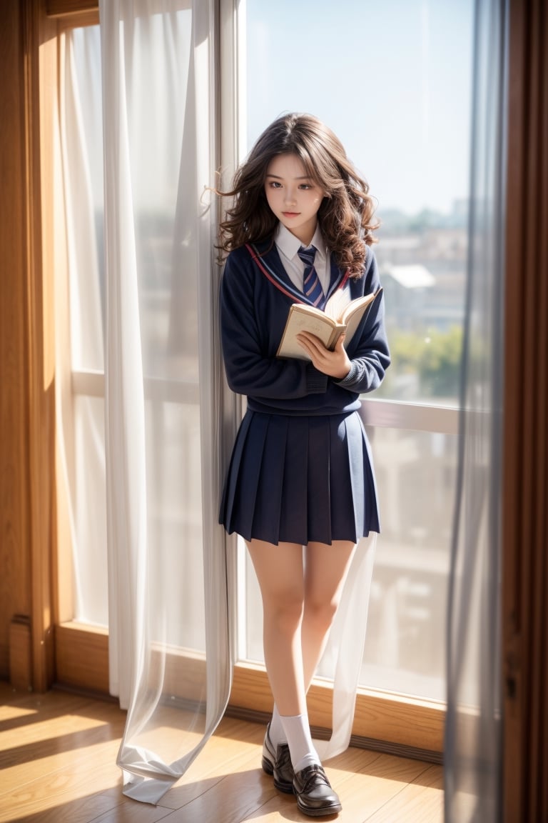 in the library,  students are studying,  high school student by lotus on Tensor.Art