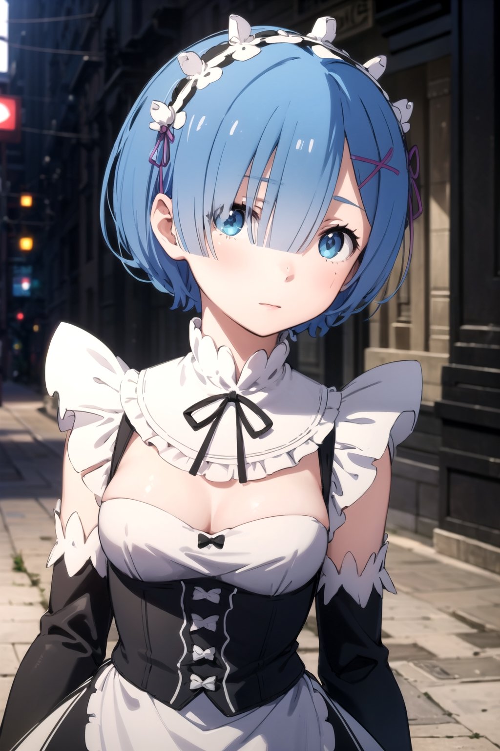 //Quality,
masterpiece, best quality
,//Character,
1girl, solo
,//Fashion,
,//Background,
white_background, simple_background
,//Others,
,rem, roswaal mansion maid uniform, maid headdress