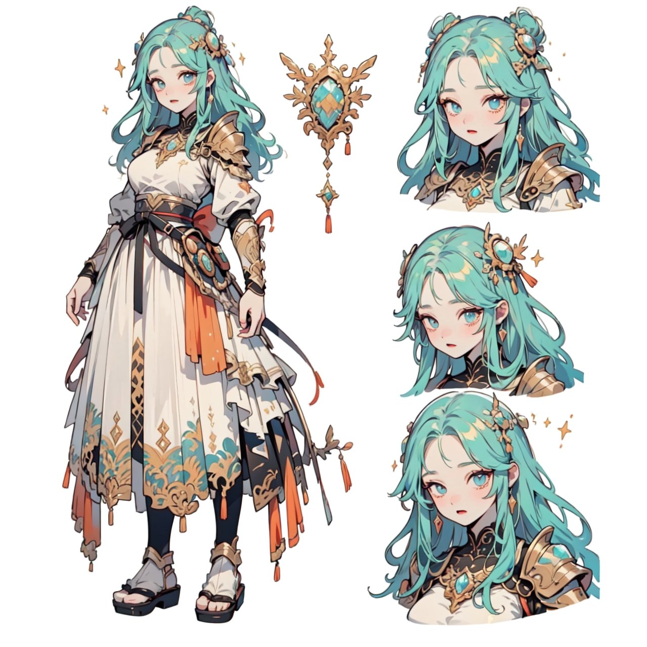 anime,  design,  front and rear design by jiang on Tensor.Art