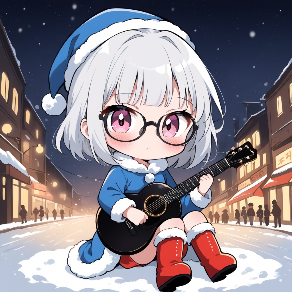 1girl,  (cute girl),  (light gray hair) by 七瀬丸 on Tensor.Art