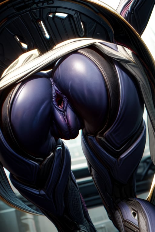 Warframe, pantpulldown, anus, gaped anus, cameltoe, Wisp