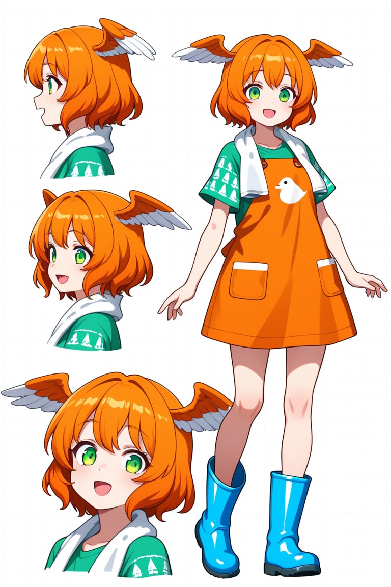 1girl,  solo,  head wings by 琥猫 on Tensor.Art