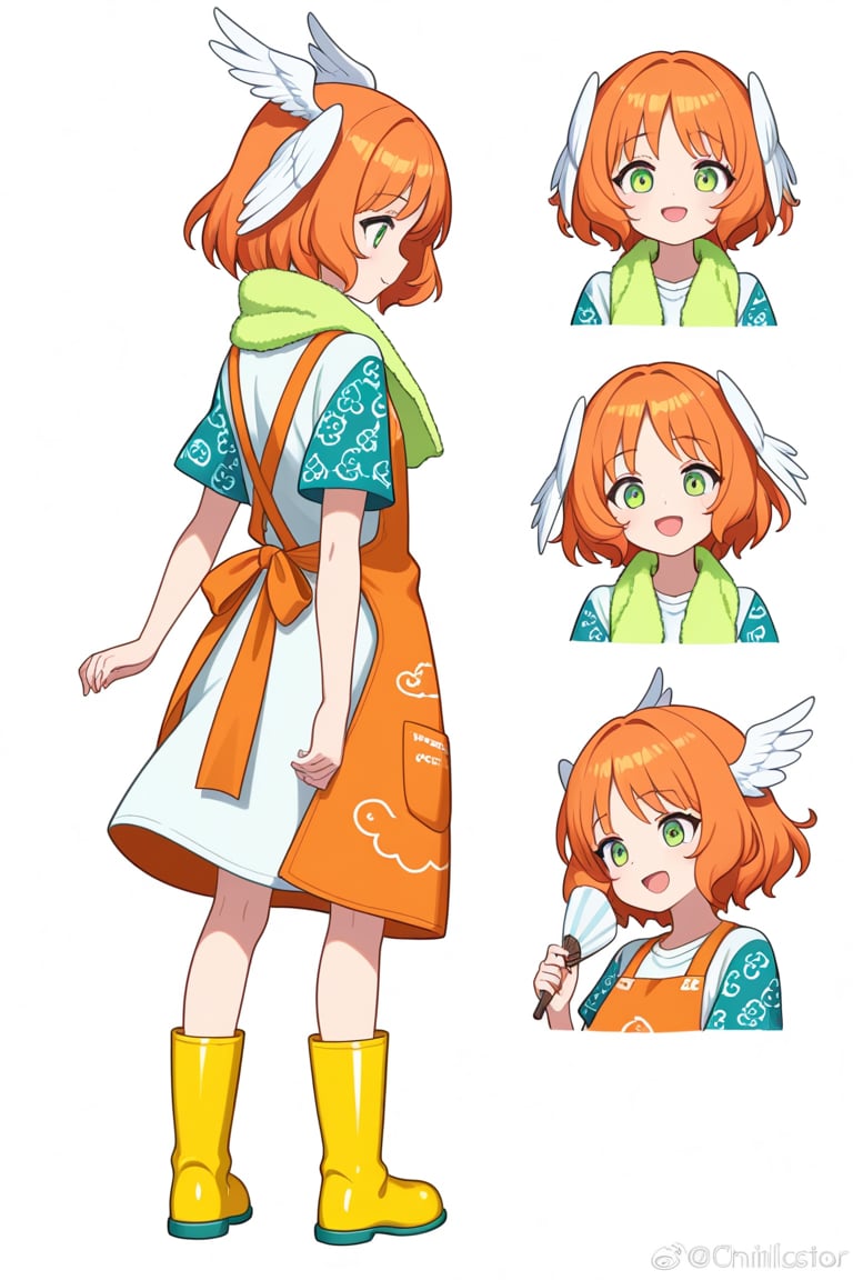 1girl,  solo,  head wings by 琥猫 on Tensor.Art