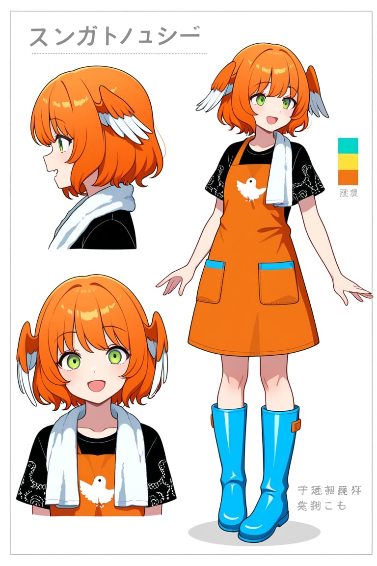 1girl,  solo,  head wings by 琥猫 on Tensor.Art