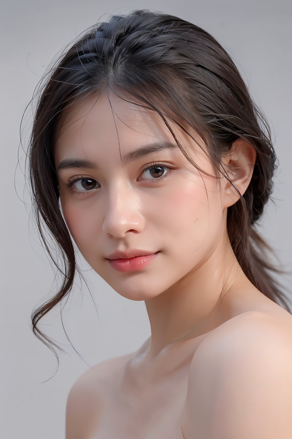 1girl,  beautiful face,  smile open mouth by LuPix on Tensor.Art