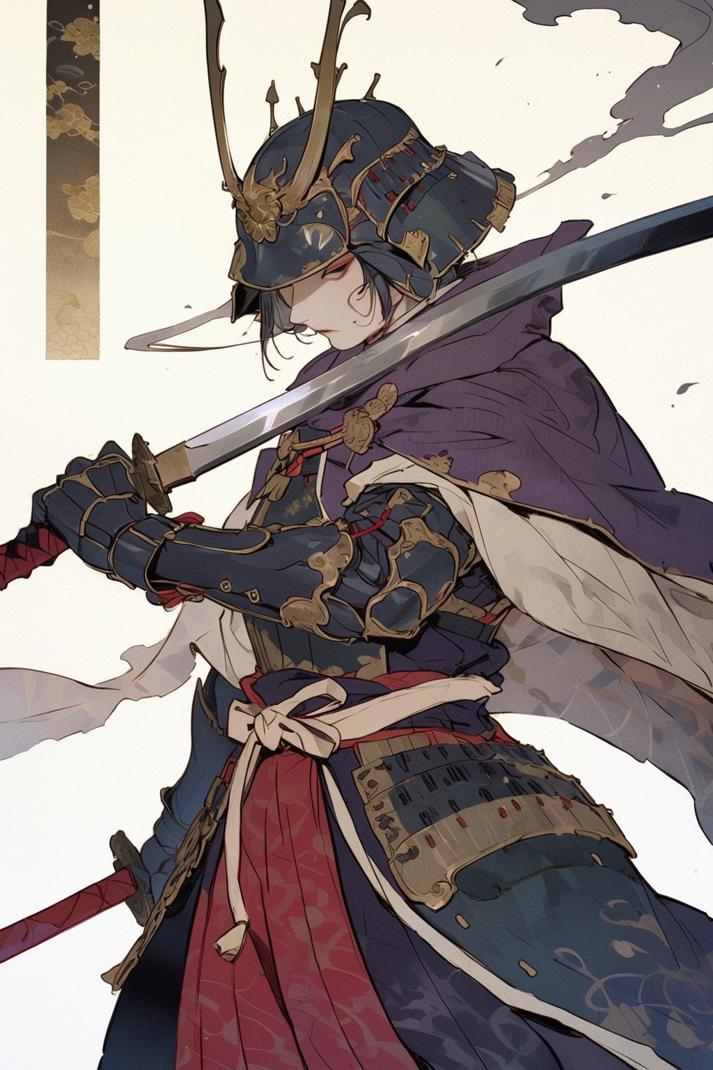 kabuki,  samurai,  japanese armor by SuiginToxic on Tensor.Art