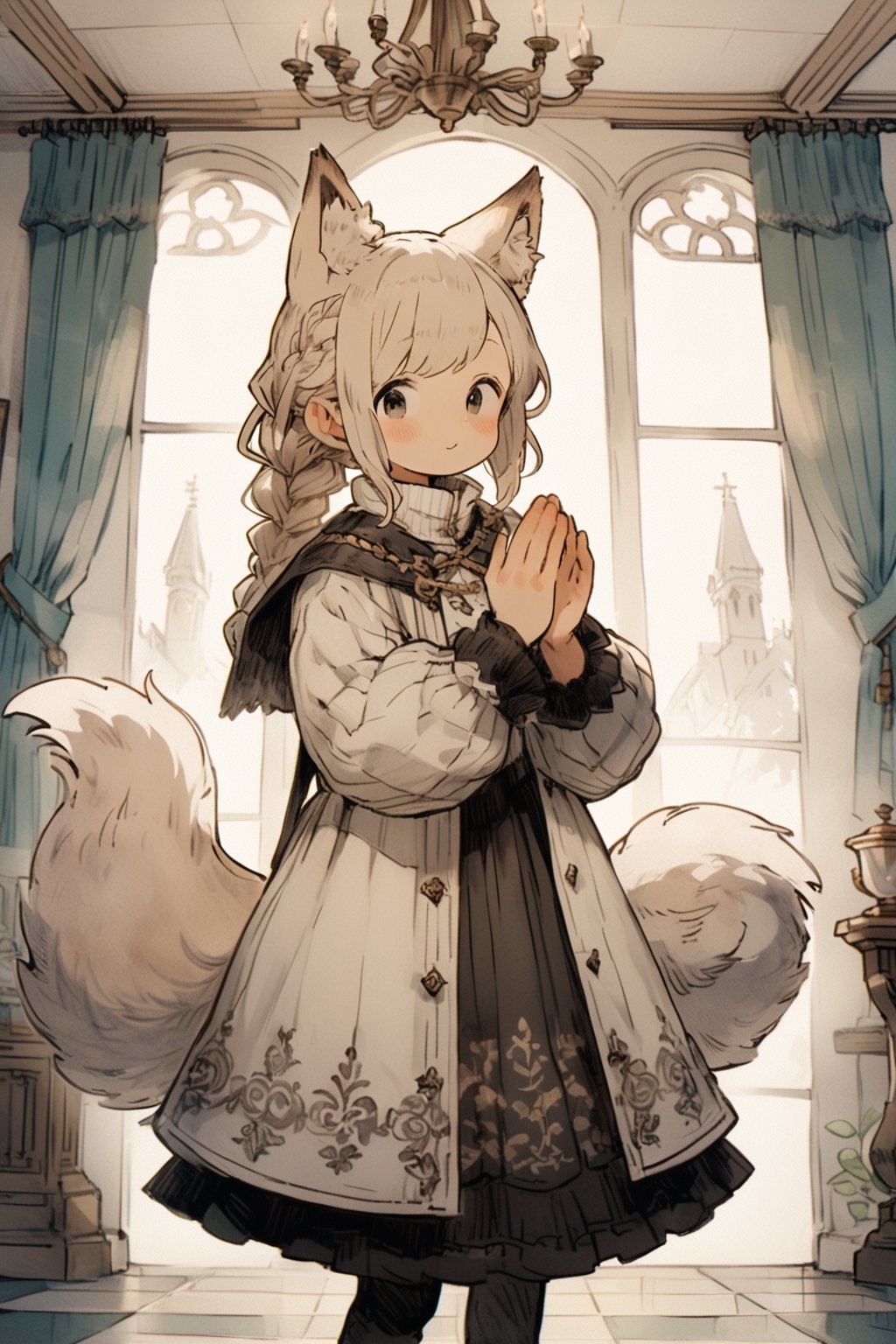 kawaii knight,  animal ears,  tail by SuiginToxic on Tensor.Art