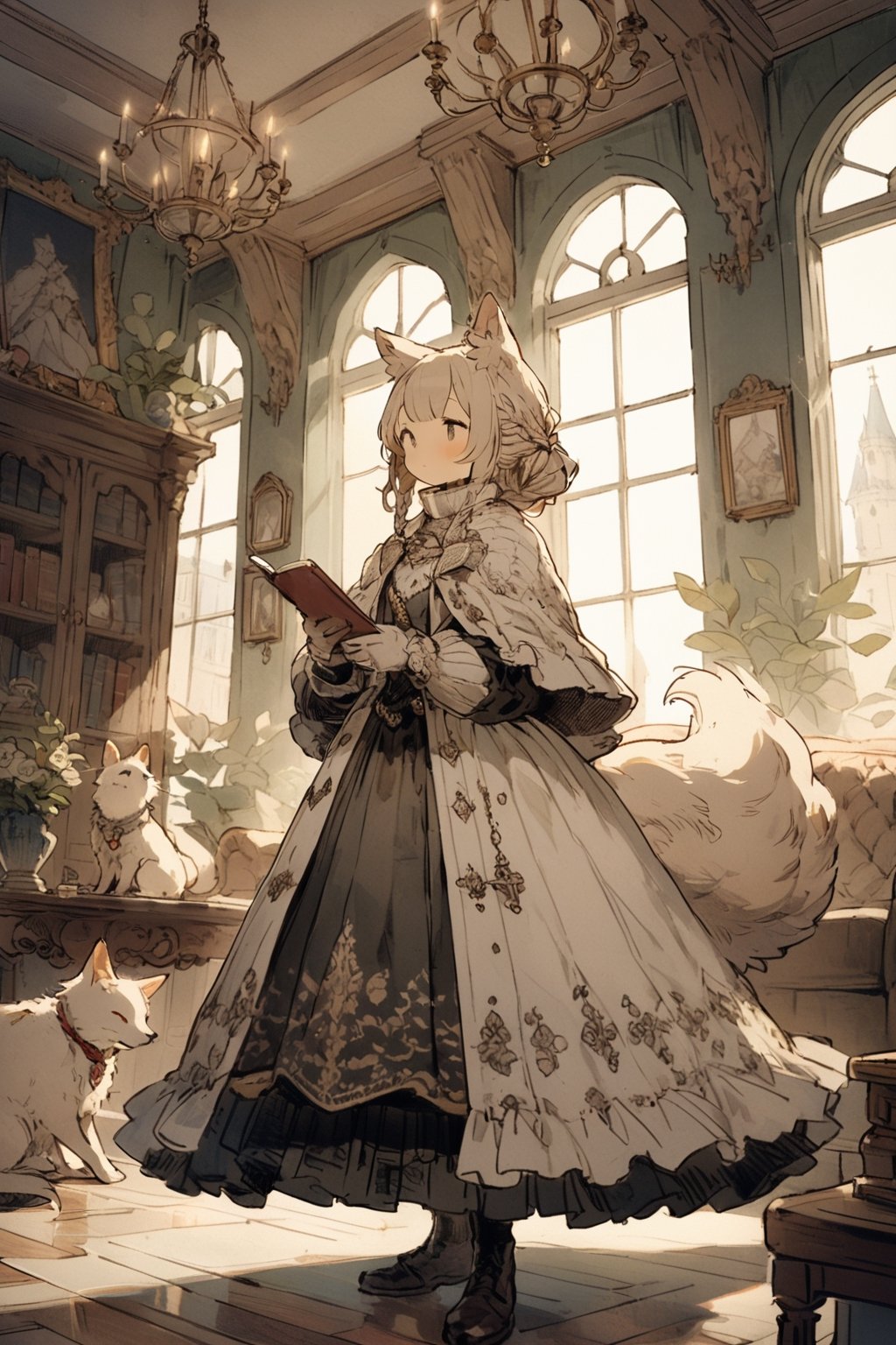 beautiful knight,  animal ears,  tail by SuiginToxic on Tensor.Art
