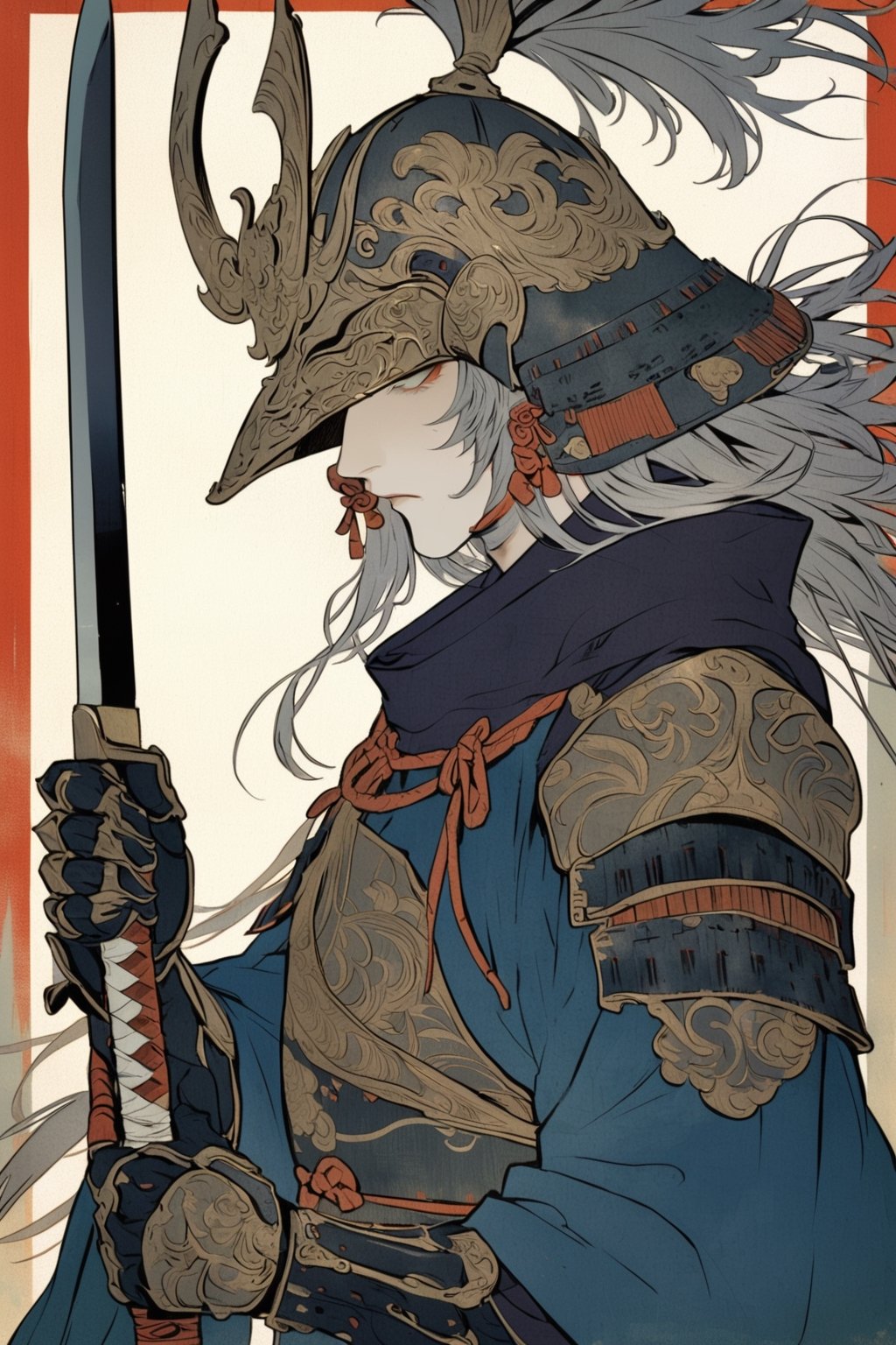 kabuki,  armor,  weapon by SuiginToxic on Tensor.Art