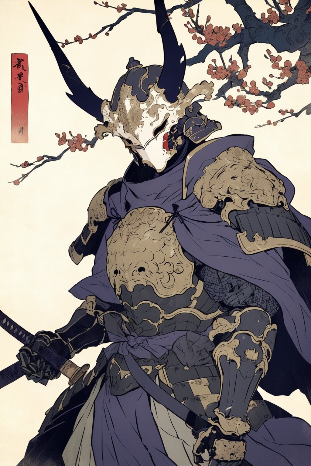 kabuki,  armor,  weapon by SuiginToxic on Tensor.Art