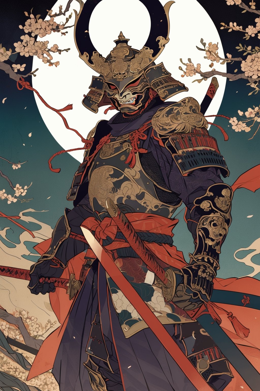 kabuki,  japanese armor,  armor by SuiginToxic on Tensor.Art