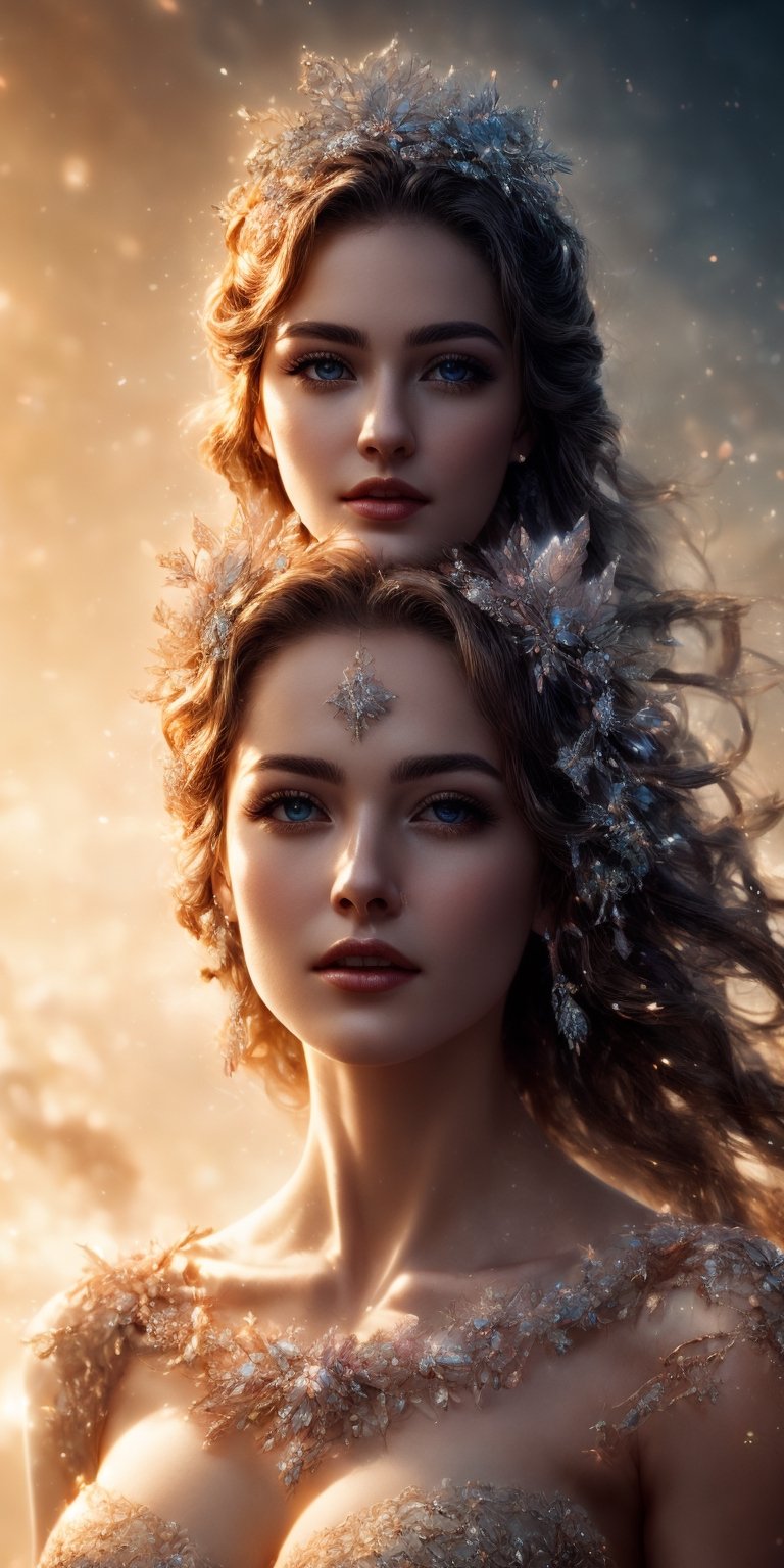 This singular photograph encapsulates the pinnacle of beauty,  set against a fantastical world,  an enigmatic realm that n...