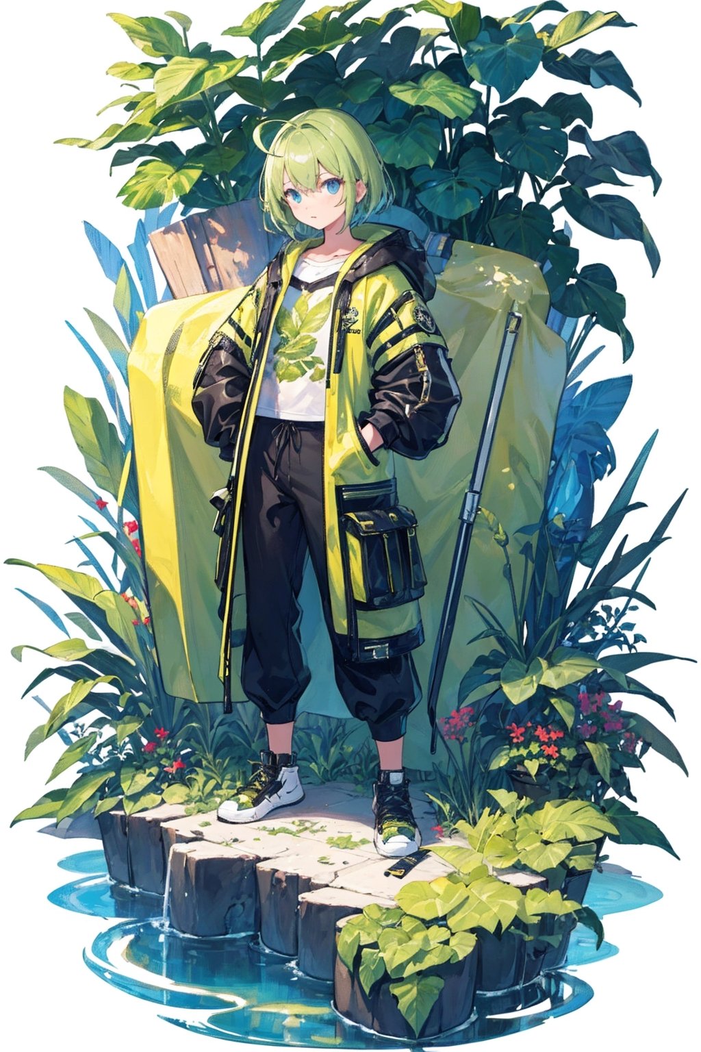 plants, clothing, 