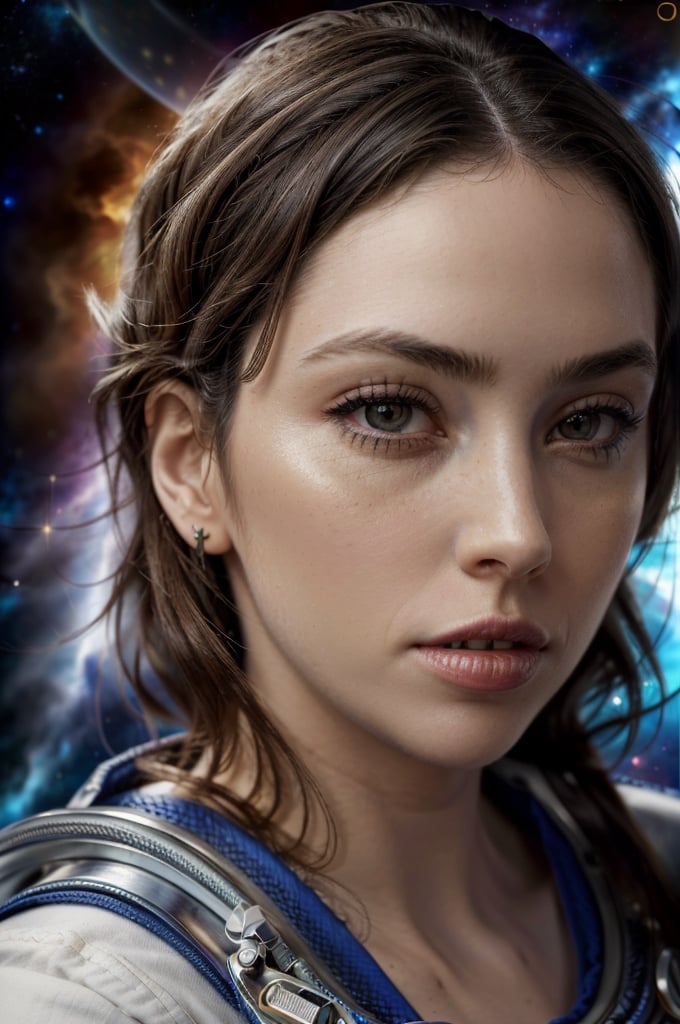 (high quality,realistic,photorealistic:1.2),(girl: 2girls,beautiful detailed eyes,beautiful detailed lips,extremely detailed eyes and face,long eyelashes),(portrait),(space),(studio lighting),(vivid colors),(sharp focus),(medium),(futuristic elements), (bright stars),(floating asteroids),(astronaut),(galaxies),(nebula),(spaceship),(elegant spacesuit),(fashionable),(beautiful landscape background),(cosmic energy),(majestic),(astronomy),(professional),(bokeh)