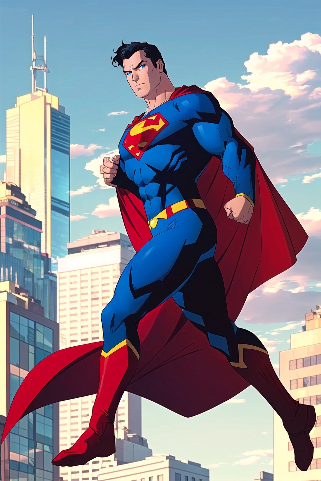 1boy,  superman,  abs by IlleQuiScit on Tensor.Art