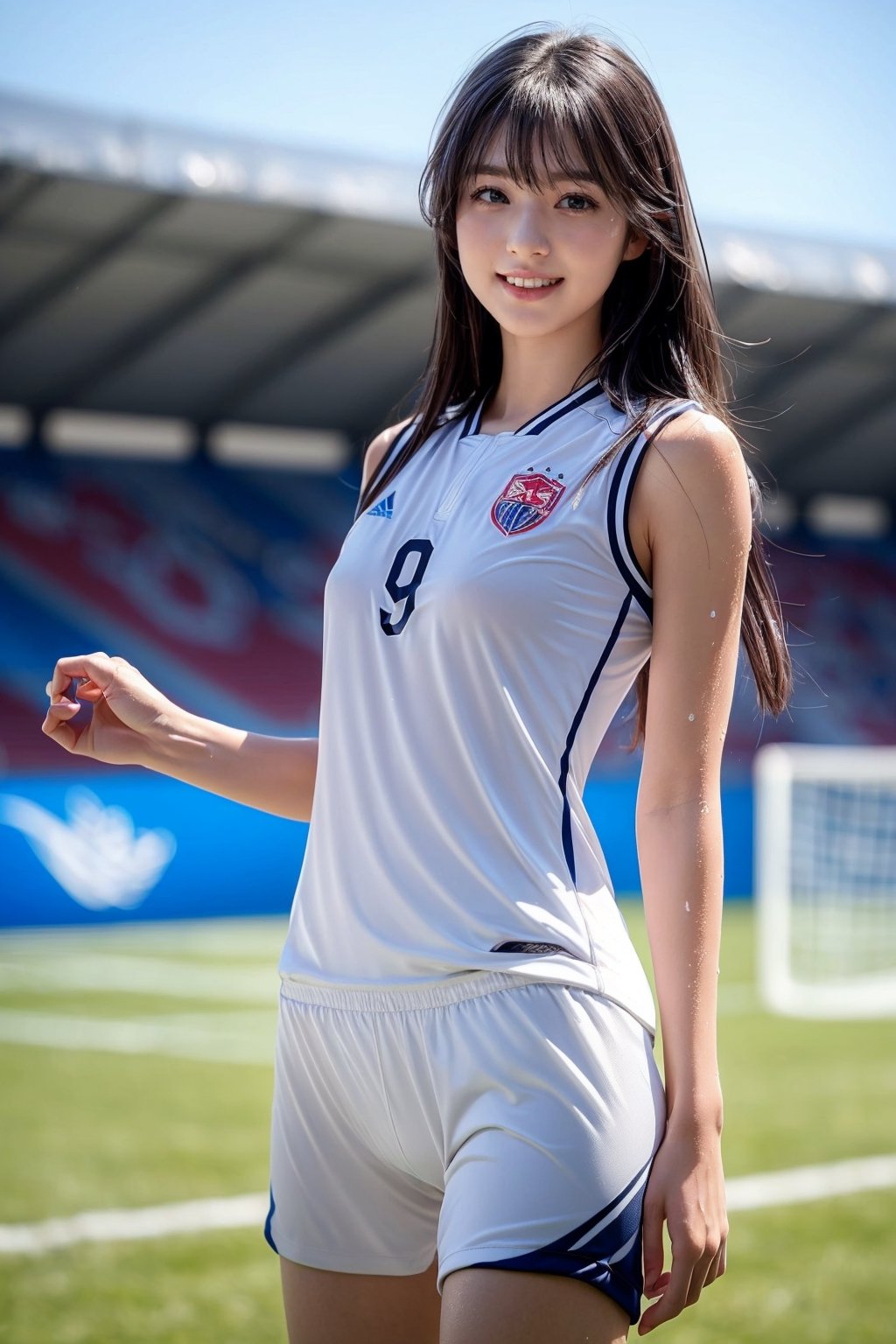 ((sexy female soccer player)),  ((semi nude)),  athletic body by user_651865745340387627 on Tensor.Art