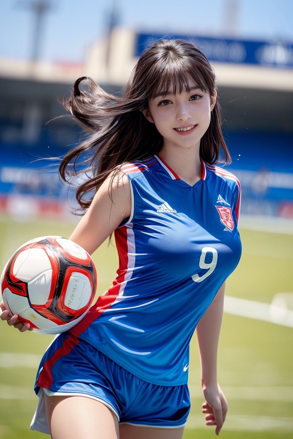 ((sexy female soccer player)),  ((semi nude)),  athletic body by user_651865745340387627 on Tensor.Art