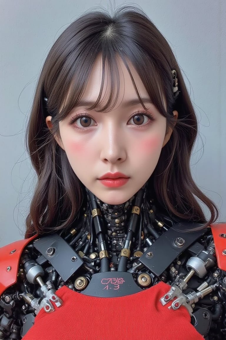 、Super carefully crafted face of a robot woman、(Top)、(Super Detailed Face)、(超級精心製作的臉)、(robot parts)、(female robot)、(25 yea...