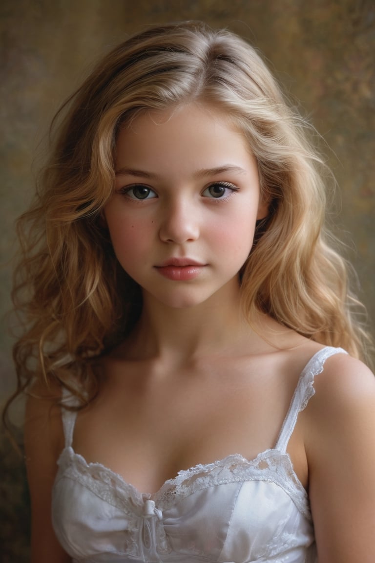 A stunning image of a young,  12-year-old girl created by the talented artist Mark Arian. This captivating piece of artwor...