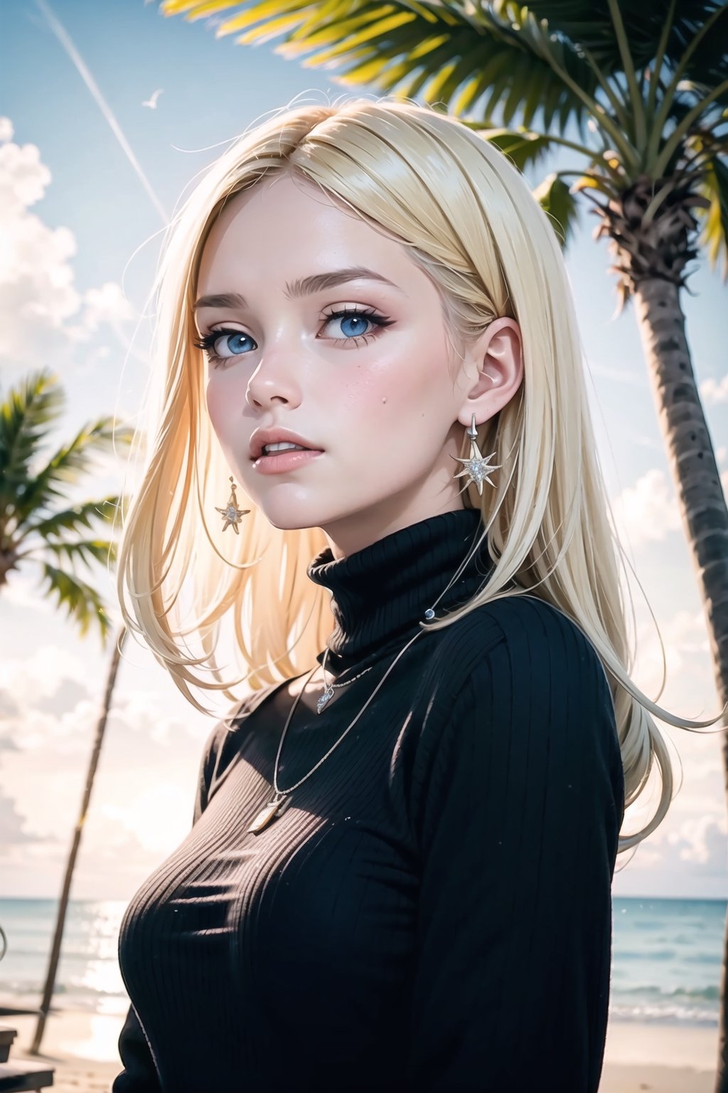 {{A mesmerizing depiction of a girl}} with {blonde hair,  blue eyes,  long hair by user_653568210246930885 on Tensor.Art