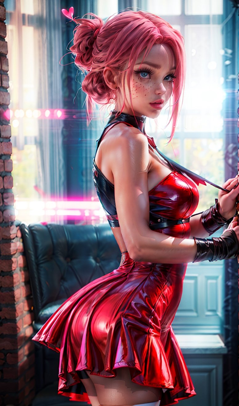 Valentine's Day theme,  1 girl,  red dress by user_653568210246930885 on Tensor.Art