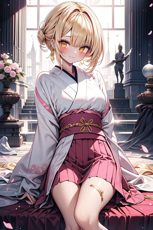 blonde,  golden eyes,  calm look by Endelot on Tensor.Art