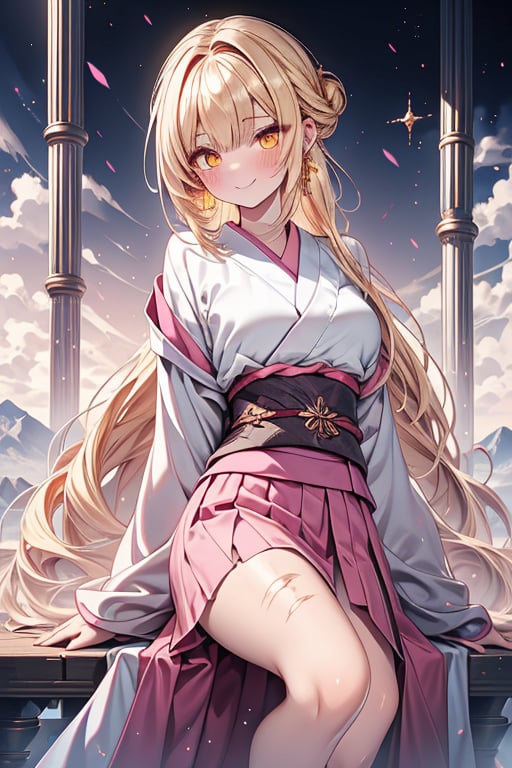blonde,  golden eyes,  calm look by Endelot on Tensor.Art