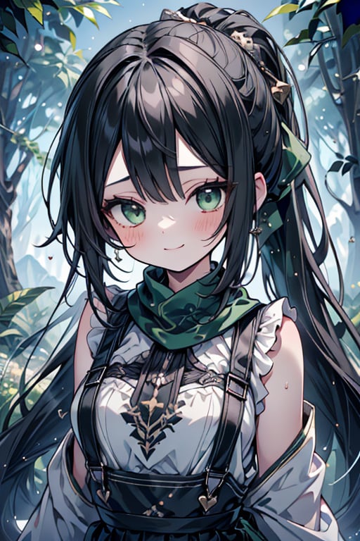 She is a woman of immeasurable beauty, black hair, green scarf, teenager, green eyes, gesticulated look, happy, egocentric, beautiful clothes, a masterpiece, detailed, high quality, very high resolution, peasant clothes , perfect face, poor, overalls, masterpiece, good quality, excellent quality, hair in a Two ponytail, headscarflittle girl, loli, young girl, narcissistic, contemptuous smile, egocentric, busty loli, medium breasts
loli, little girl, young girl, field.

