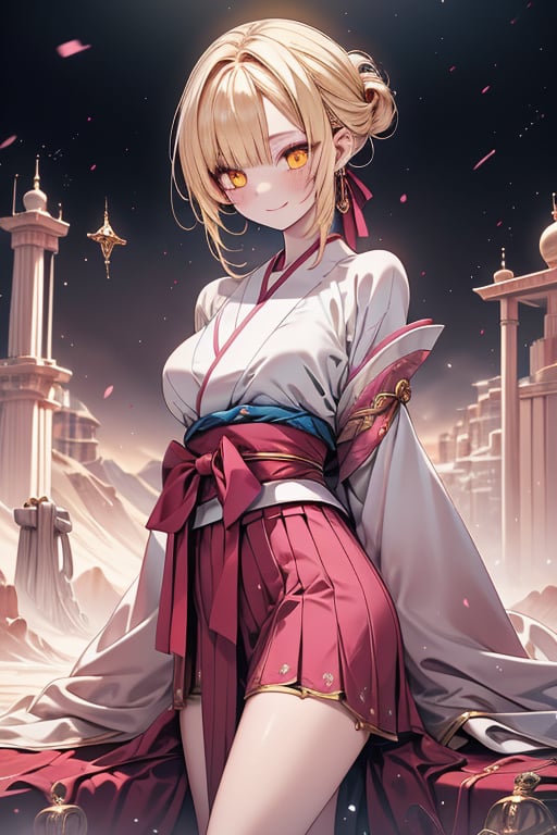 blonde,  golden eyes,  calm look by Endelot on Tensor.Art