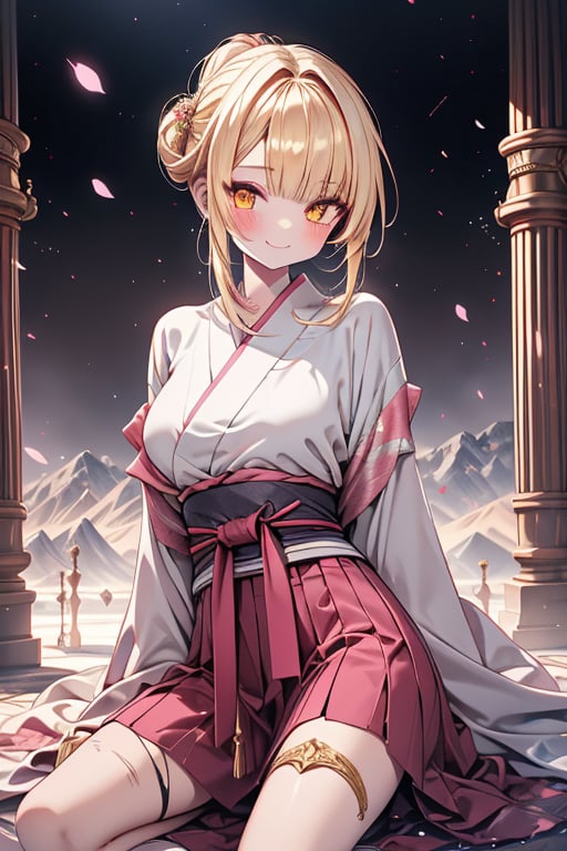 blonde,  golden eyes,  calm look by Endelot on Tensor.Art