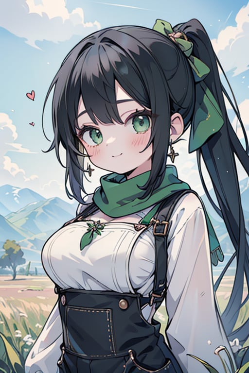 She is a woman of immeasurable beauty, black hair, green scarf, teenager, green eyes, gesticulated look, happy, egocentric, beautiful clothes, a masterpiece, detailed, high quality, very high resolution, peasant clothes , perfect face, poor, overalls, masterpiece, good quality, excellent quality, hair in a Two ponytail, headscarflittle girl, loli, young girl, narcissistic, contemptuous smile, egocentric, busty loli, big breasts
loli, little girl, young girl, field.

,best quality