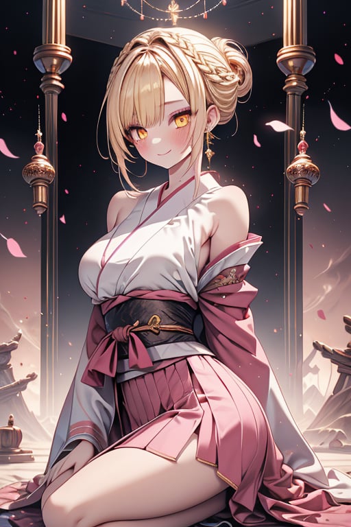 blonde,  golden eyes,  calm look by Endelot on Tensor.Art